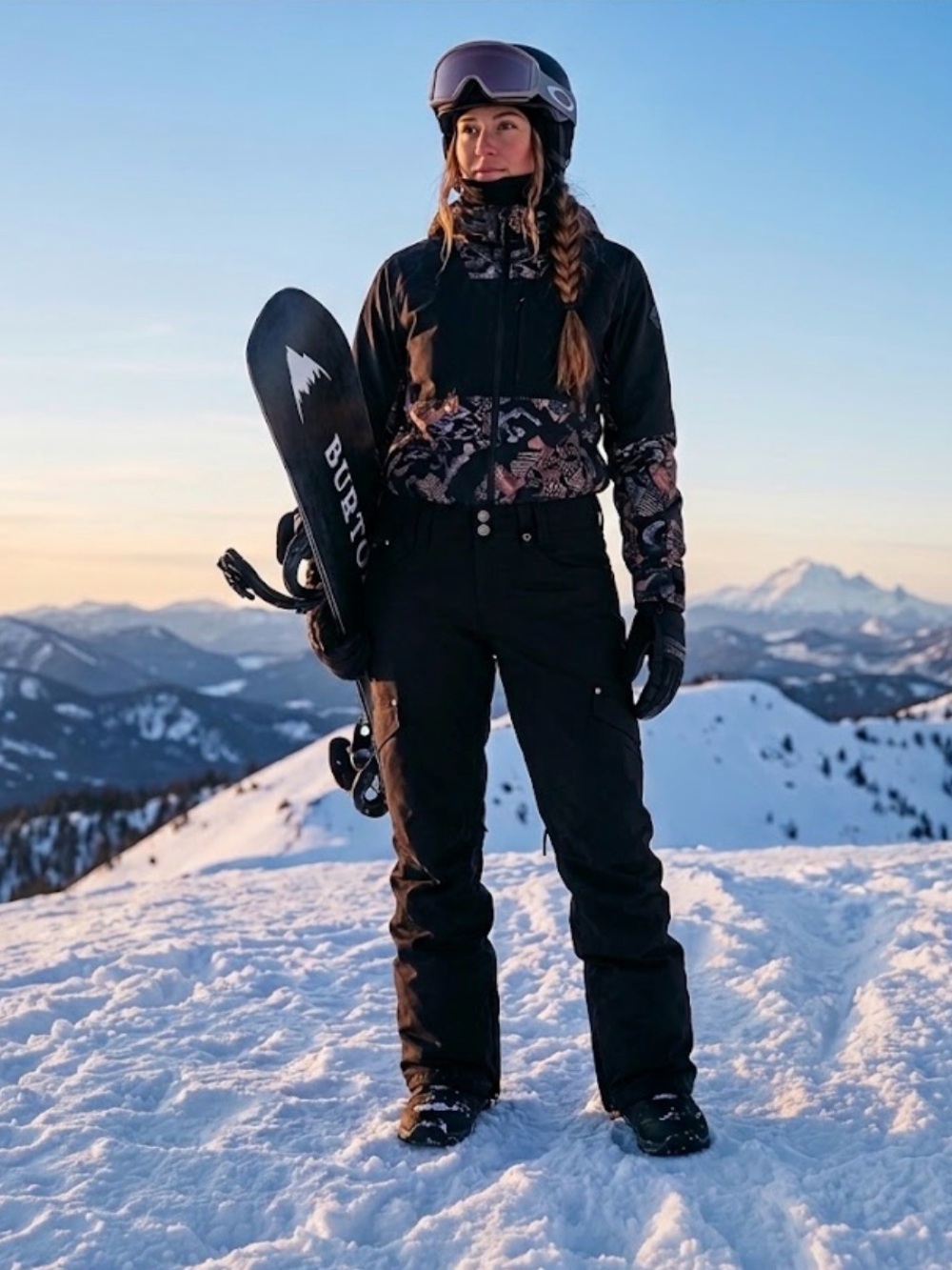 Burton White Collection Snowboard Pants Dryride Black Small